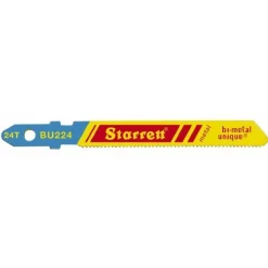 Jigsaw Blade: Bi-Metal, 24 TPI, 0.04" Blade Thickness, 5/16" Blade Width