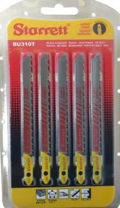 Jigsaw Blade: Bi-Metal, 10 TPI, 0.05" Blade Thickness, 5/16" Blade Width