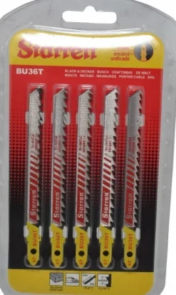 Jigsaw Blade: Bi-Metal, 6 TPI, 0.05" Blade Thickness, 5/16" Blade Width