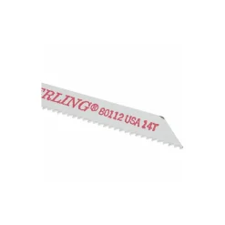 Jigsaw Blade: Bi-Metal, 14 TPI, 0.035" Blade Thickness, 3/8" Blade Width