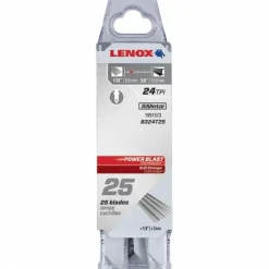 Jigsaw Blade: Bi-Metal, 24 TPI, 0.037" Blade Thickness, 3/8" Blade Width