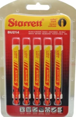 Jigsaw Blade: Bi-Metal, 14 TPI, 0.04" Blade Thickness, 5/16" Blade Width