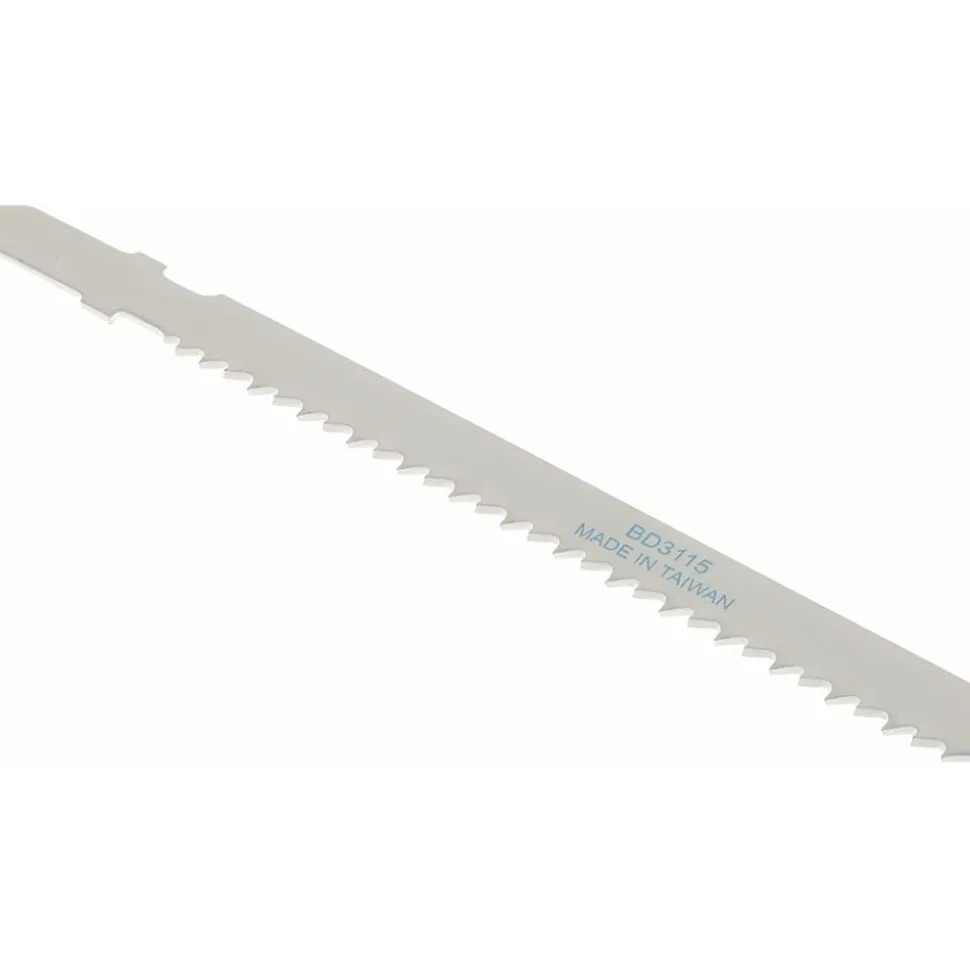 Jigsaw Blade: Bi-Metal, 10 TPI, 0.035" Blade Thickness, 5/16" Blade Width