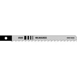Jigsaw Blade: High Carbon Steel, 6 TPI, 0.043" Blade Thickness, 0.2813" Blade Width