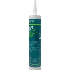 Joint Sealant: 10.1 oz Cartridge, Clear, RTV Silicone