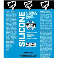 Joint Sealant: 10.1 oz Tube, Clear, RTV Silicone
