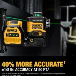 Laser Levels: Level Type: 3-Point, Self-Leveling Cross Line Laser; Laser Class: Class II; Laser Projection Orientation: Vertical, Horizontal; Plumb Type: Down