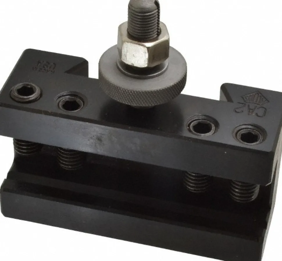 Lathe Tool Post Holder: Series CA, #2, Boring, Turning & Facing