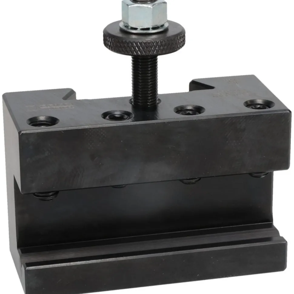 Lathe Tool Post Holder: Series CXA, #2, Boring, Turning & Facing