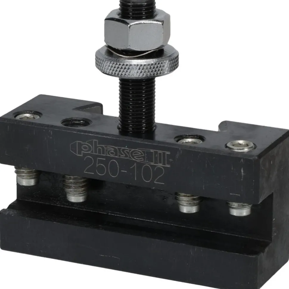 Lathe Tool Post Holder: Series AXA, #2, Boring, Turning & Facing