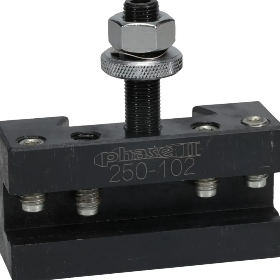 Lathe Tool Post Holder: Series AXA, #2, Boring, Turning & Facing
