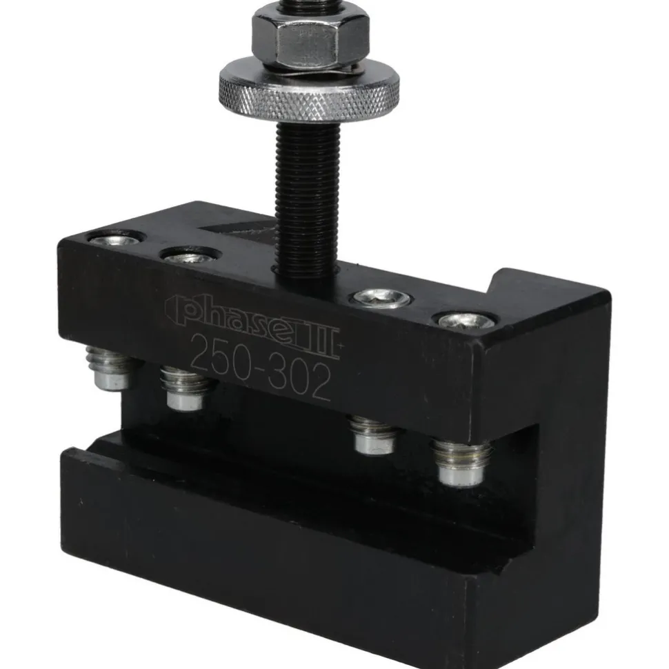 Lathe Tool Post Holder: Series CXA, #2, Boring, Turning & Facing