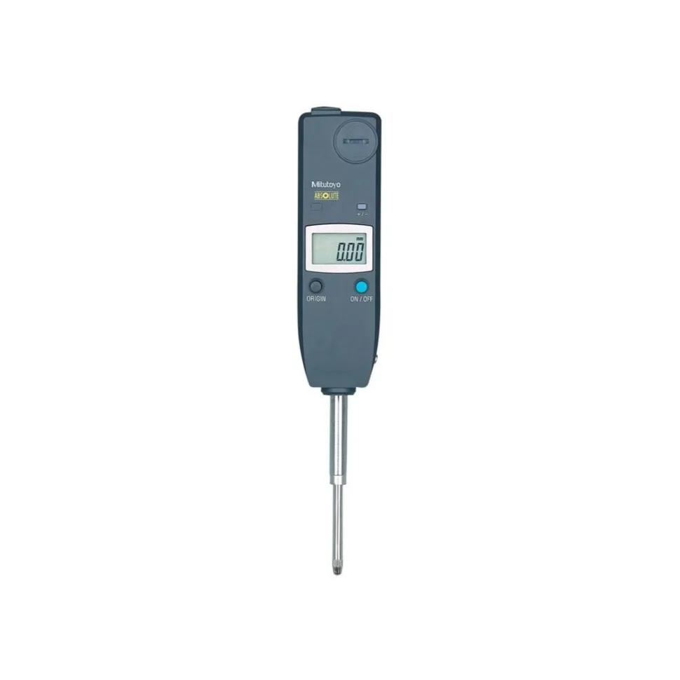 LCD Electronic Drop Indicator: 1" Max, 0.000800" Accuracy, Flat Back