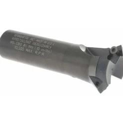 60° Lead Angle, 3/4" to 1.271" Cut Dia, Indexable & Chamfer End Mill