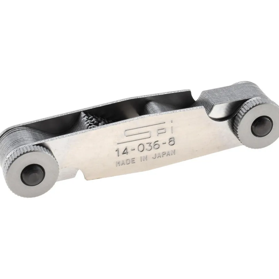 28 Leaf, 4 to 80 TPI Range, Steel Screw Pitch Gage