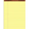 Legal Pad Writing Pad: 50 Sheets, 8-1/2 x 11-3/4" Sheet, Legal Ruled, Yellow Paper
