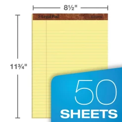 Legal Pad Writing Pad: 50 Sheets, 8-1/2 x 11-3/4