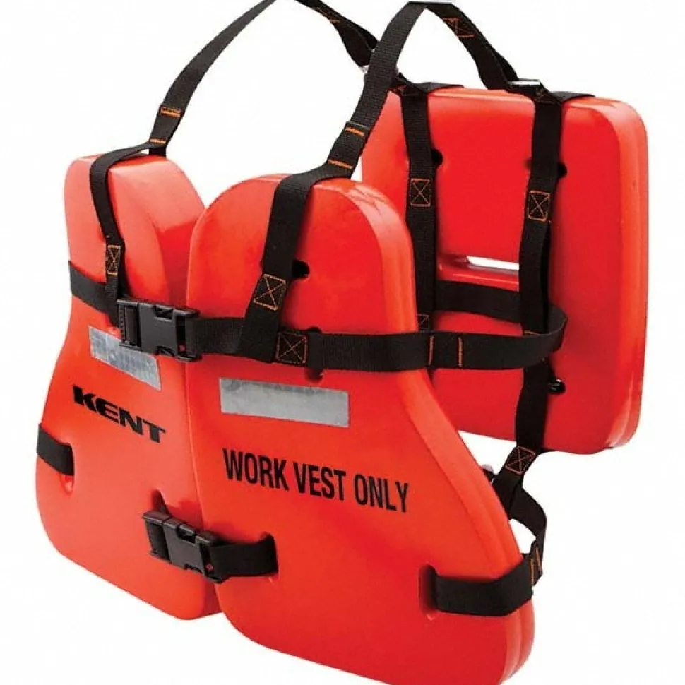 Life Jackets & Vests: Type: Work Vest; Size: Universal; Material: Retroreflective; Minimum Buoyancy (lbs): 17.5