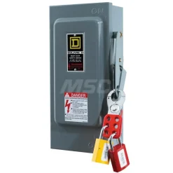 Lockout Hasp: Scissor-Action Hasp, Single Jaw, 6 Padlocks