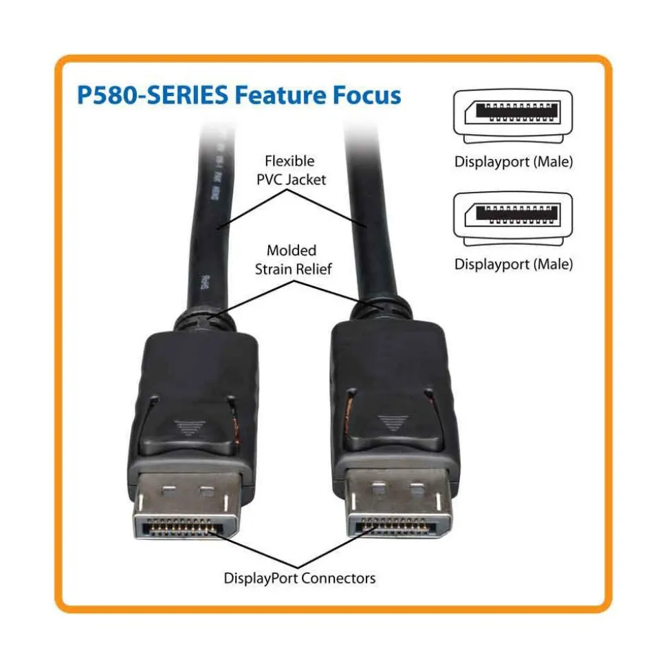 6' Long, DISPLAYPORT Computer Cable
