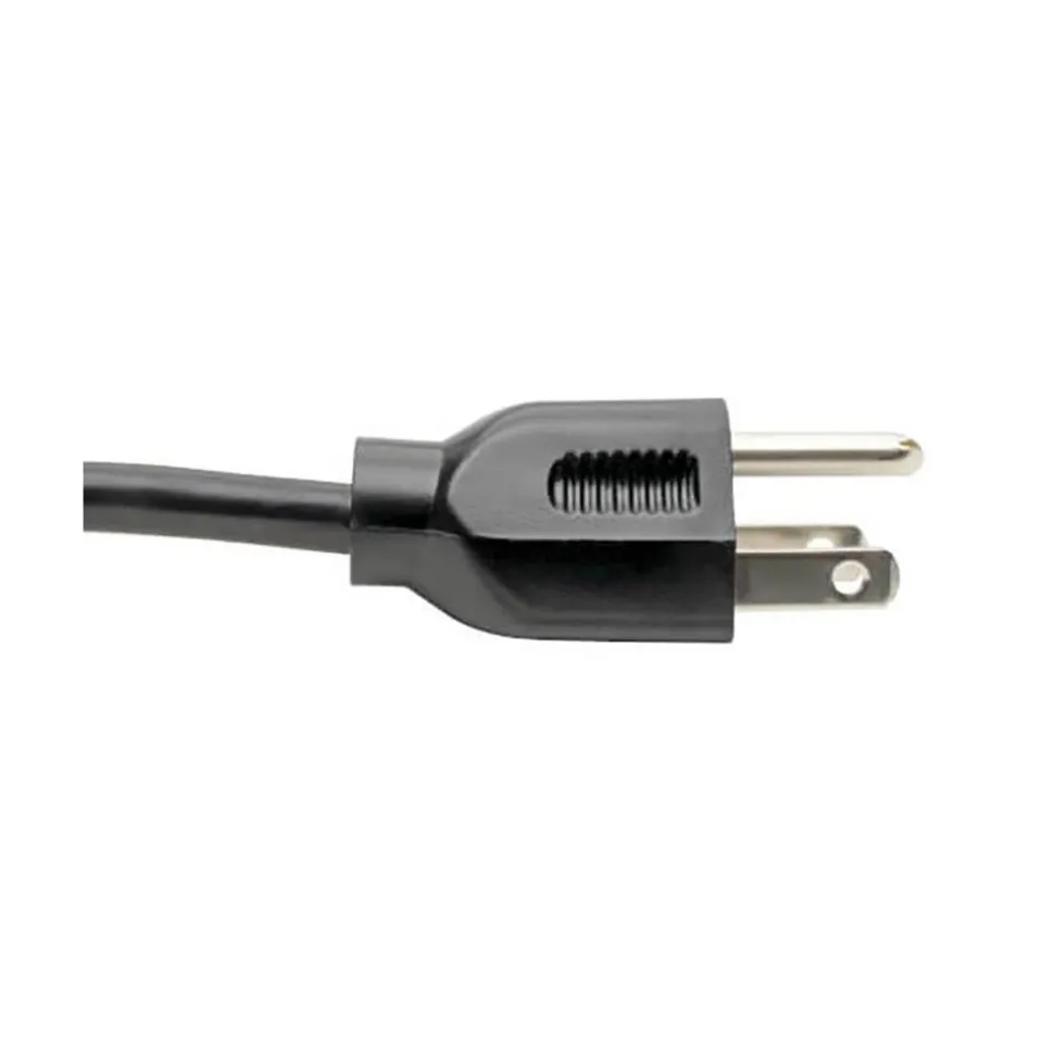 12' Long, NEMA 5-15P/IEC-320-C-13 Computer Cable