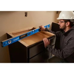 48" Long 3 Vial Box Beam Level
