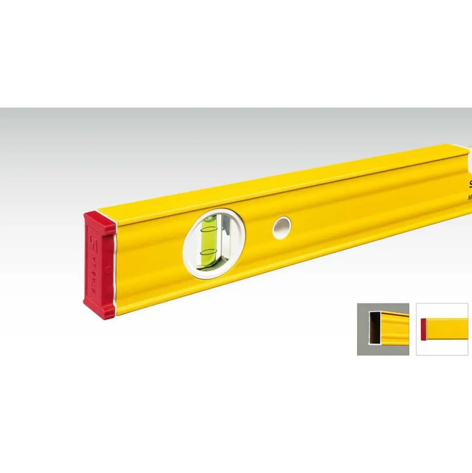 72" Long 3 Vial Box Beam Level