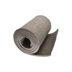 12" Long,72" Wide, 1/2" Thick, Gray Pressed Wool Felt Sheet