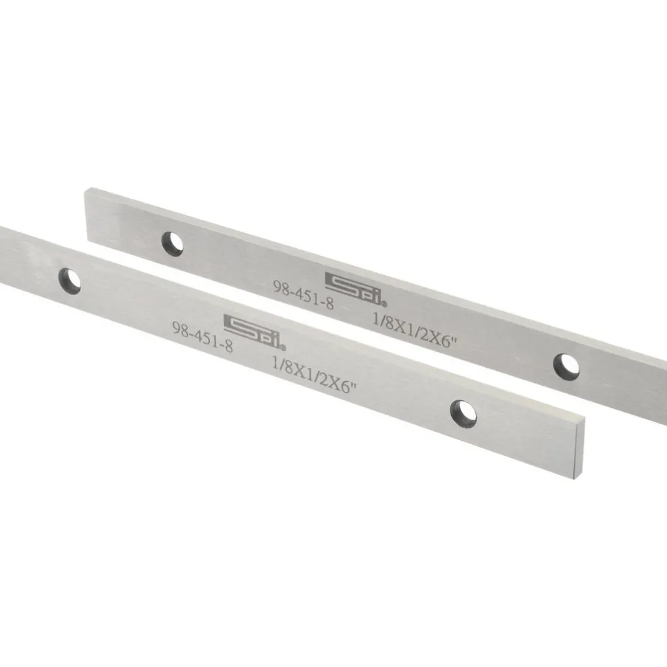 6" Long x 1/2" High x 1/8" Thick, Steel Parallel