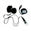 LT WT BLK 1/PR TRAUMA SAFETY STRAPS