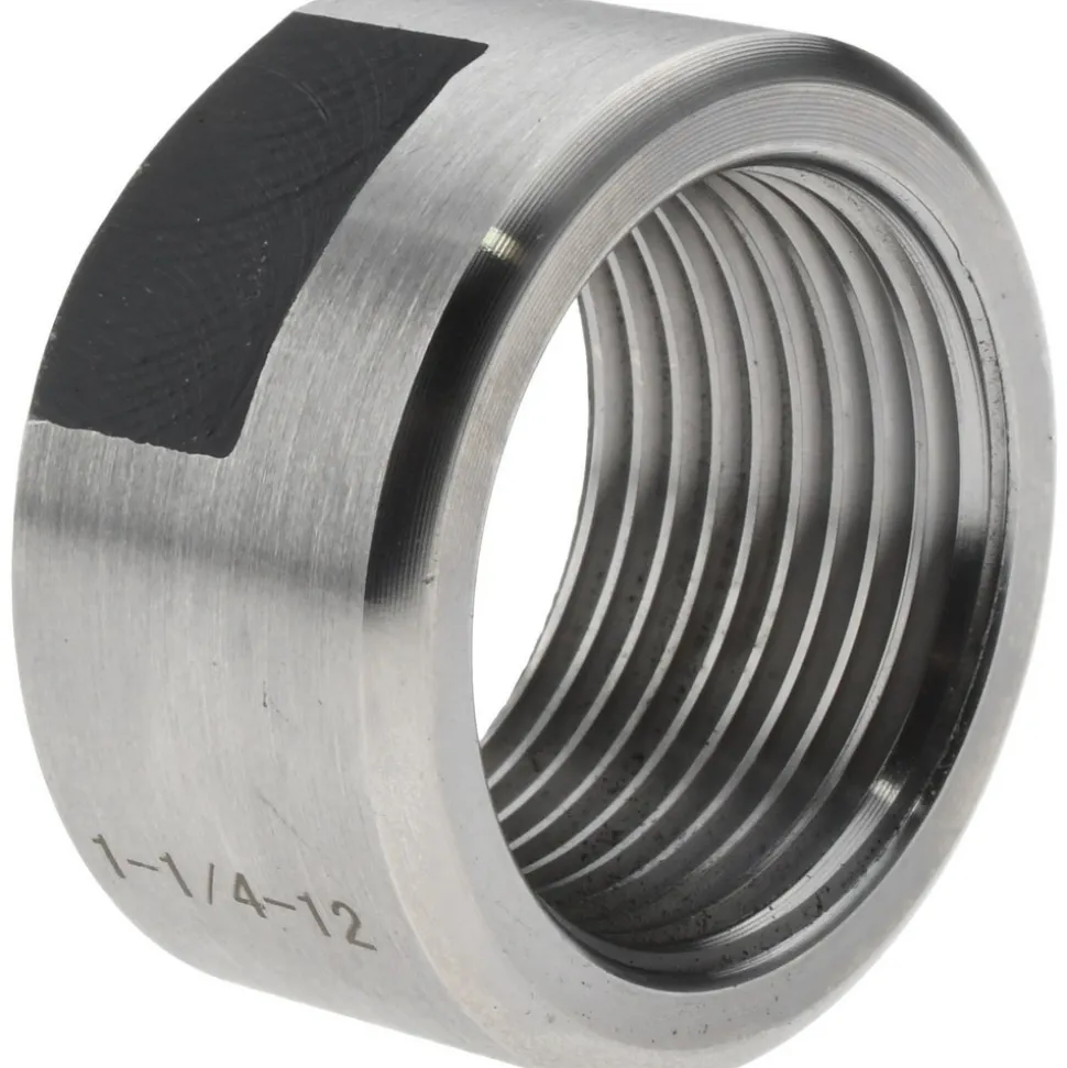 Machine Tool Arbor Nuts: Thread Size: 1-1/4 - 12 in; Thread Direction: Right Hand; Material: Alloy Steel