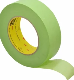 Masking Tape: 36.00 mm Wide, 180' Long, 6.7 mil Thick, Green