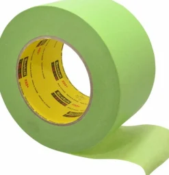 Masking Tape: 3" Wide, 180' Long, 6.7 mil Thick, Green