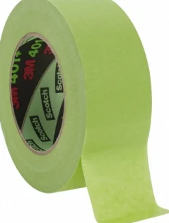 Masking Tape: 2" Wide, 180' Long, 6.7 mil Thick, Green