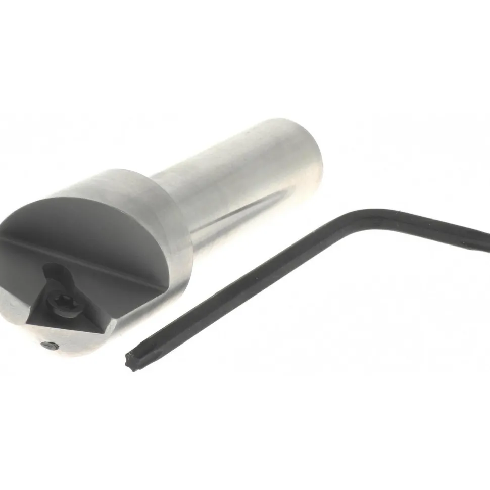 0.708" Max Dia, 1/2" Shank Dia, 82° Included Angle, Indexable Countersink