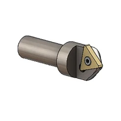 0.94" Max Dia, 1/2" Shank Dia, 0.28" LOC, 100° Included Angle, Indexable Countersink