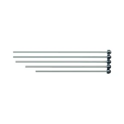 Mechanical Depth Micrometer: 6'' Range, 6 Rods, Satin Chrome Finish