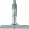 Mechanical Depth Micrometer: 1'' Range, 1 Rod, Satin Chrome Finish