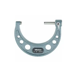 Mechanical Outside Micrometer Set: 3 Pc, 0 to 3