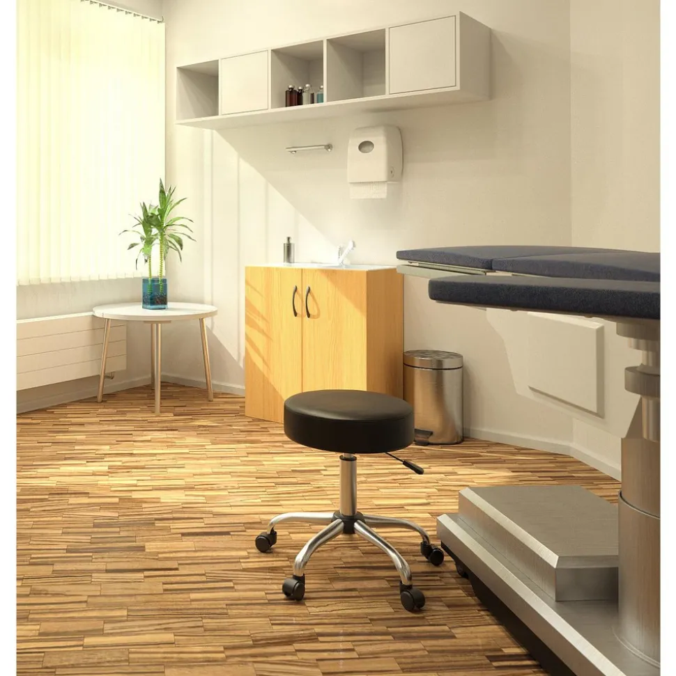 Medical Spa Professional Adjustable Stool: 20-1/2 to 26-1/2" Seat Height, 16 x 16" Seat