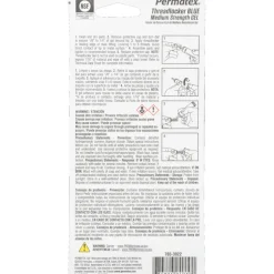 Medium Strength Threadlocker, Blue, Gel, 10 g