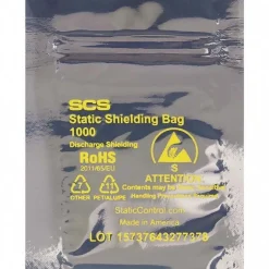 Metal-In Static Shield Bag: 3.1 mil Thick, 9" OAW