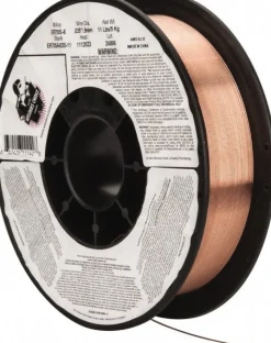 MIG Welding Wire: ER70S-6, 0.0350" Dia, Carbon Steel