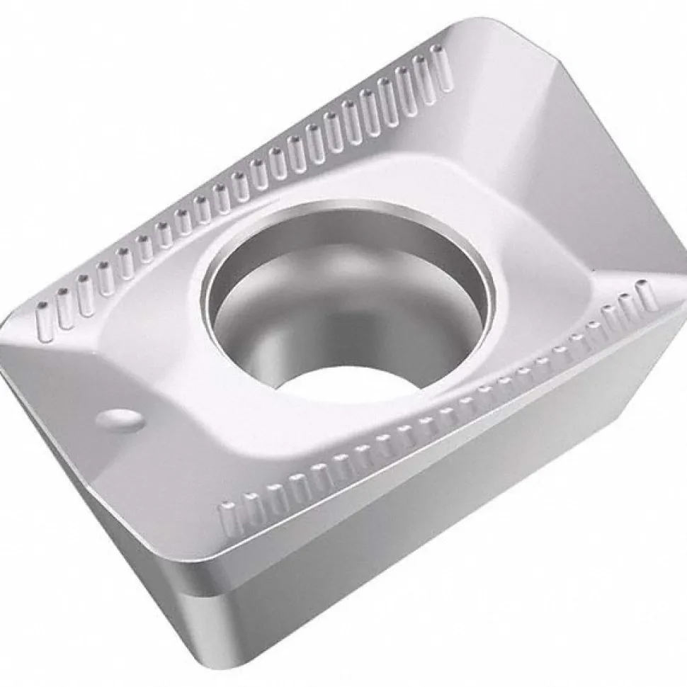 Milling Inserts: Insert Style: XOMX; Insert Size: 12; Insert Material: Solid Carbide; Insert Shape: Parallelogram