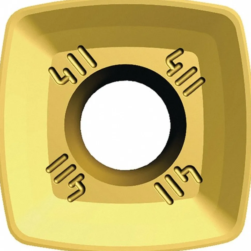 Milling Inserts: Insert Style: XDLT; Insert Size: 12; Insert Material: Solid Carbide; Insert Shape: Square