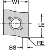 Milling Inserts: Insert Style: R590; Insert Size: 11; Insert Material: Solid Carbide; Insert Shape: Parallelogram