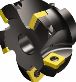 36.7mm Cut Dia, 3/4" Arbor Hole Dia, 1.2mm Max Depth, Indexable Square-Shoulder Face Mill