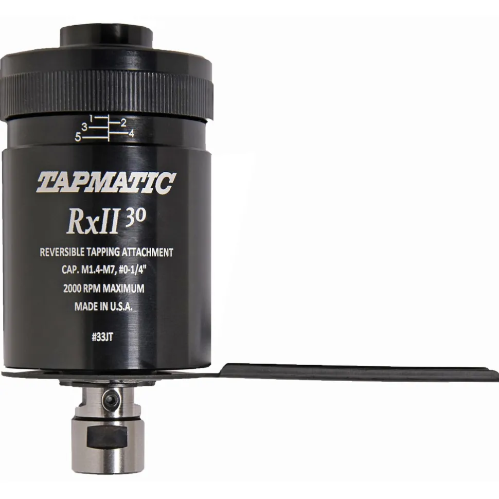 Model RX30, No. 0 Min Tap Capacity, 1/4 Inch Max Mild Steel Tap Capacity, JT33 Mount Tapping Head