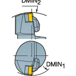 Modular Turning & Profiling Head: C4, 50.00 mm, Internal, Right Hand
