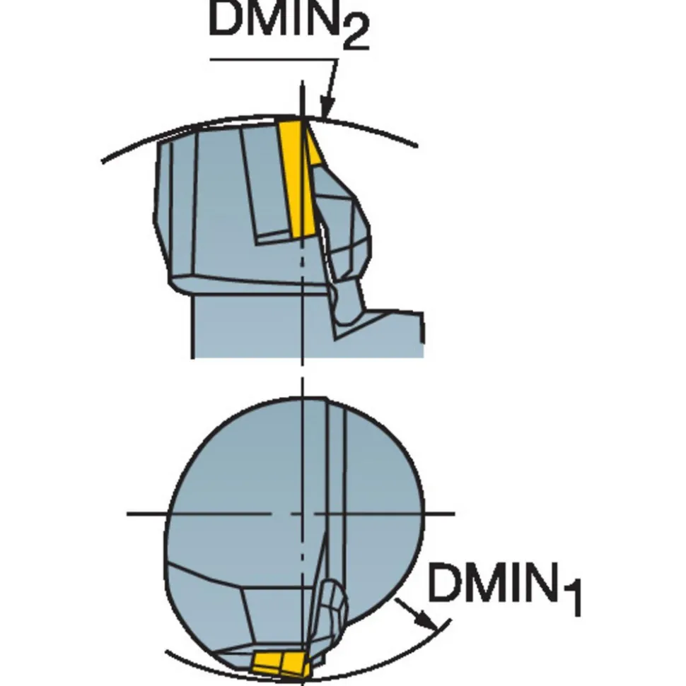 Modular Turning & Profiling Head: C4, 50.00 mm, External, Right Hand
